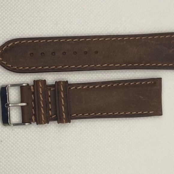 Leather Watch Strap Band 22 mm - Picture 6 of 7